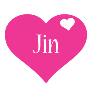 Jin love-heart logo