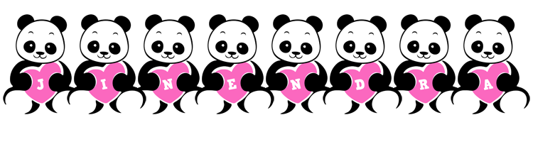 Jinendra love-panda logo