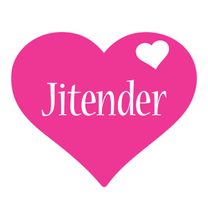 Jitender love-heart logo