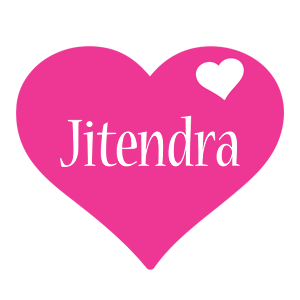 Jitendra love-heart logo