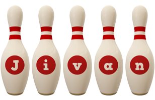Jivan bowling-pin logo