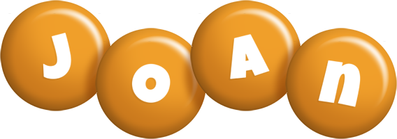 Joan candy-orange logo