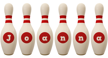 Joanna bowling-pin logo