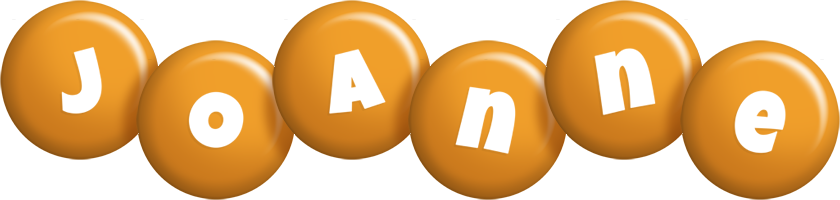 Joanne candy-orange logo
