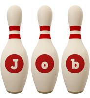 Job bowling-pin logo