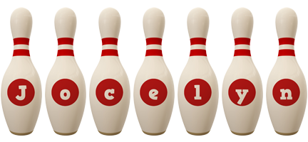 Jocelyn bowling-pin logo