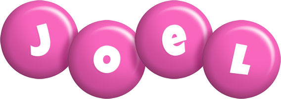 Joel candy-pink logo