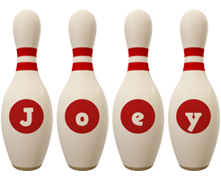 Joey bowling-pin logo