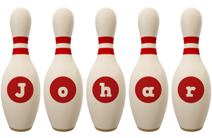 Johar bowling-pin logo