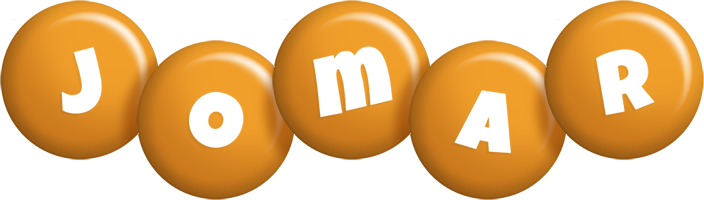 Jomar candy-orange logo