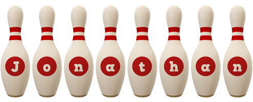 Jonathan bowling-pin logo