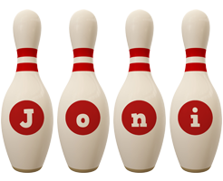 Joni bowling-pin logo