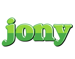 Jony apple logo