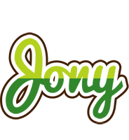 Jony golfing logo