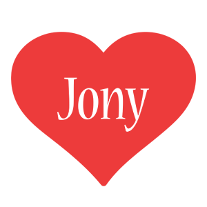 Jony love logo