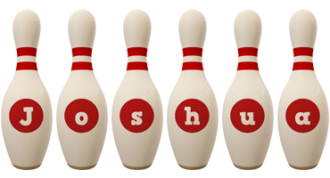 Joshua bowling-pin logo