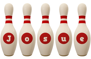 Josue bowling-pin logo