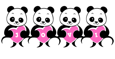 Jovi love-panda logo