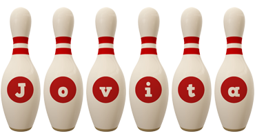 Jovita bowling-pin logo