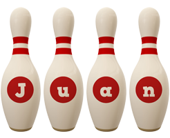 Juan bowling-pin logo
