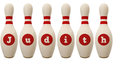 Judith bowling-pin logo