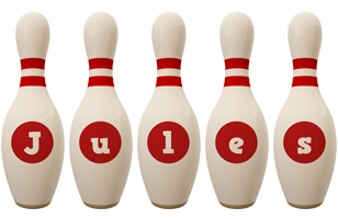 Jules bowling-pin logo