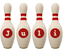Juli bowling-pin logo