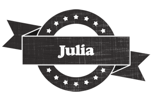 Julia grunge logo