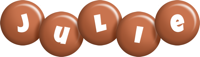 Julie candy-brown logo