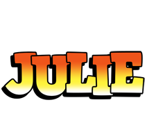 Julie sunset logo