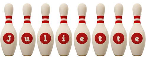 Juliette bowling-pin logo