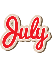 July chocolate logo