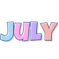 July pastel logo