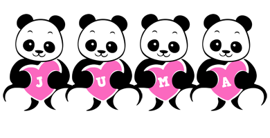 Juma love-panda logo
