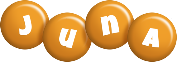 Juna candy-orange logo