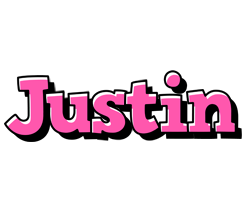Justin girlish logo