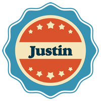 Justin labels logo