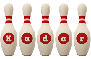 Kadar bowling-pin logo