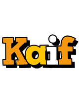 Kaif cartoon logo