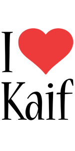 Kaif i-love logo