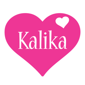 Kalika love-heart logo