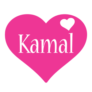 Kamal love-heart logo