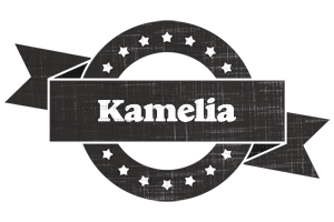 Kamelia grunge logo