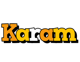 Karam cartoon logo
