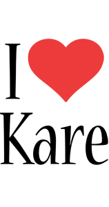 Kare i-love logo