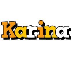 Karina cartoon logo