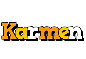 Karmen cartoon logo