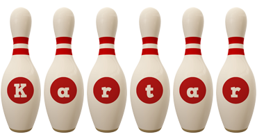 Kartar bowling-pin logo