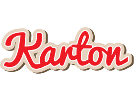 Karton chocolate logo