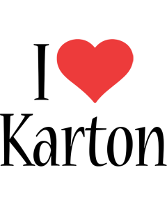 Karton i-love logo
